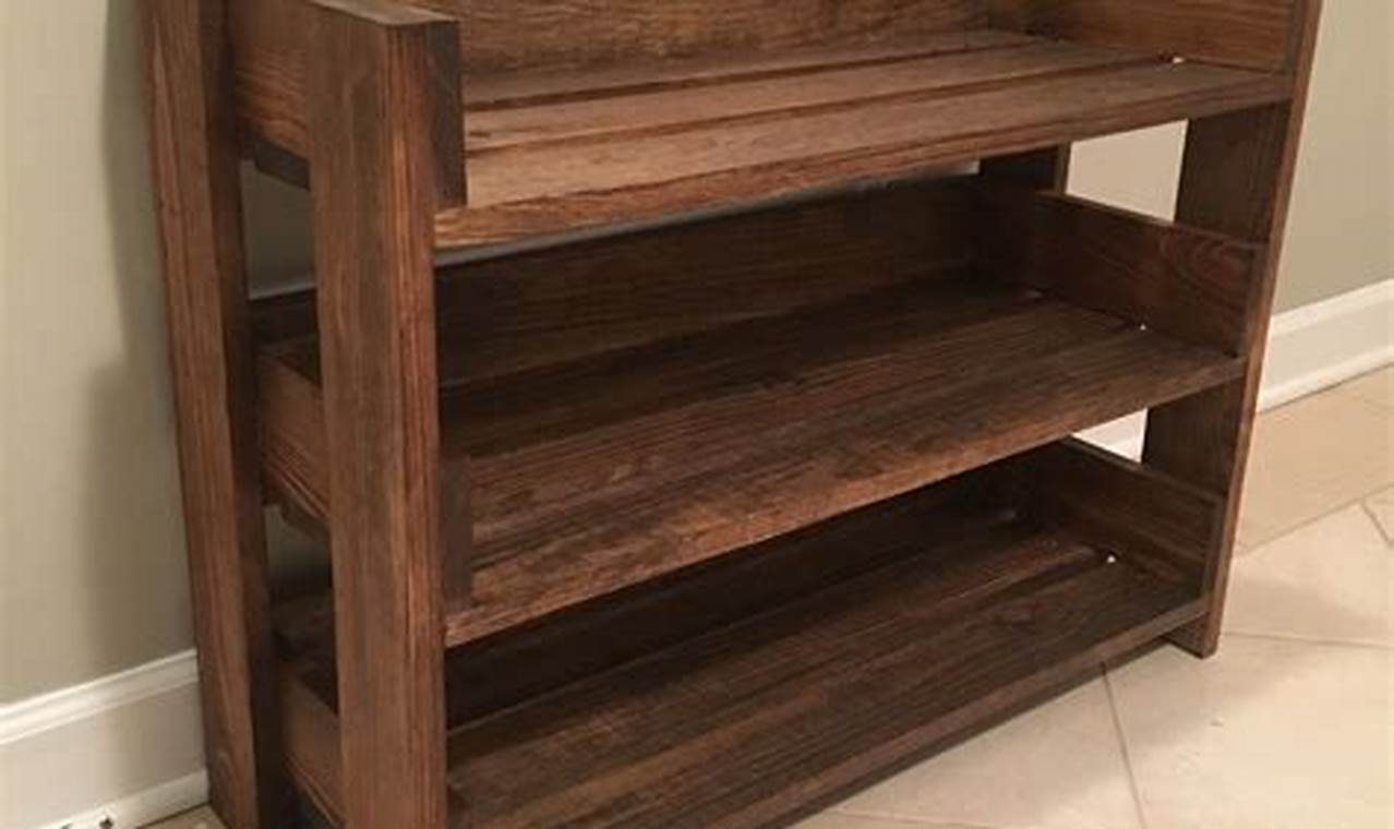 Build Your Own: Easy Wooden Shoe Rack DIY Plans & Ideas The DIY Hub: Creative Crafts, Repairs & Life Hacks Build Your Own: Easy Wooden Shoe Rack DIY Plans & Ideas | The DIY Hub: Creative Crafts, Repairs & Life Hacks