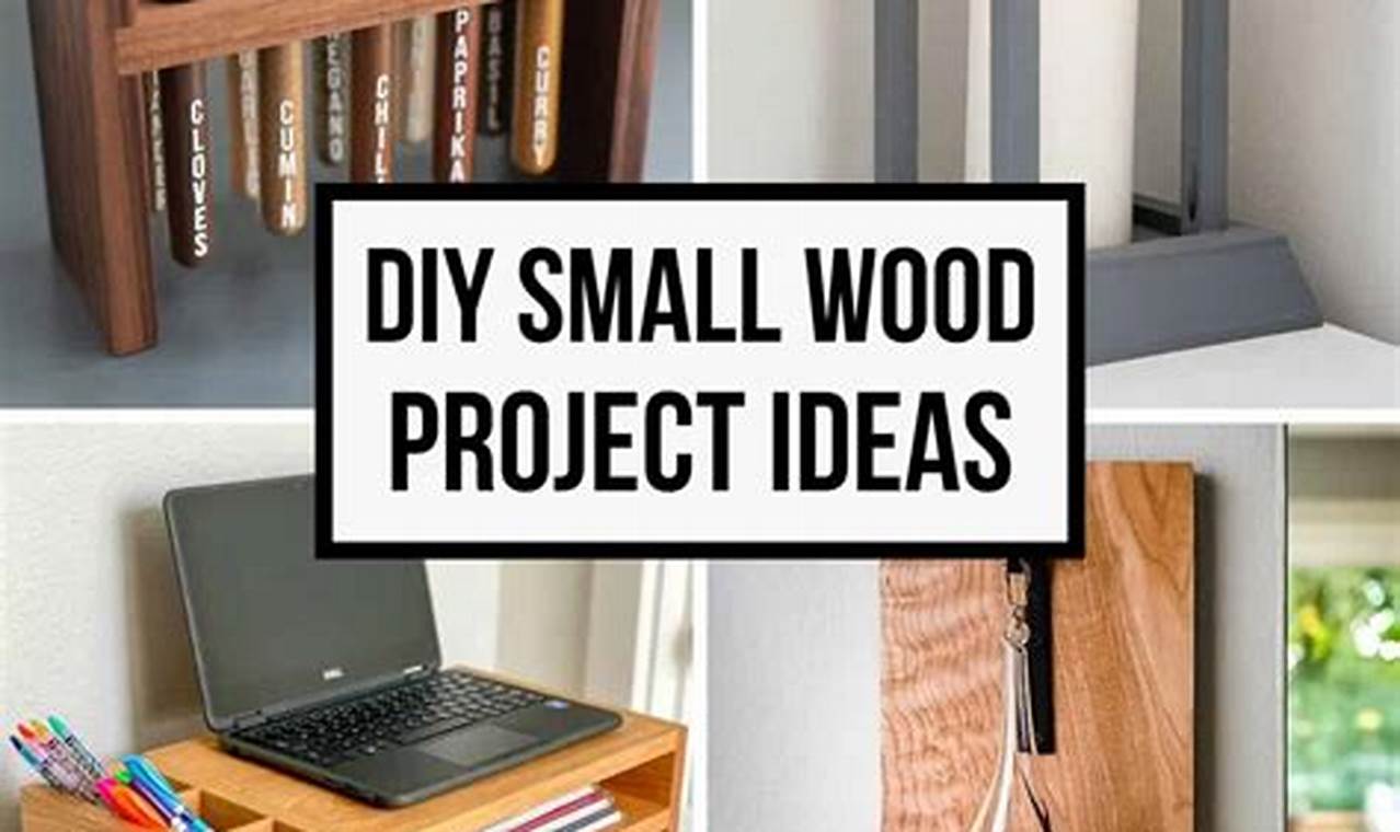 Easy DIY Small Wood Projects: Plans & Ideas | The DIY Hub: Creative Crafts, Repairs & Life Hacks