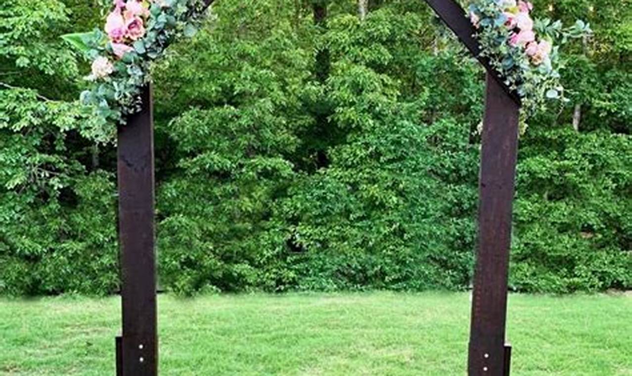 Build a Stunning DIY Wood Arch Backdrop + Plans | The DIY Hub: Creative Crafts, Repairs & Life Hacks