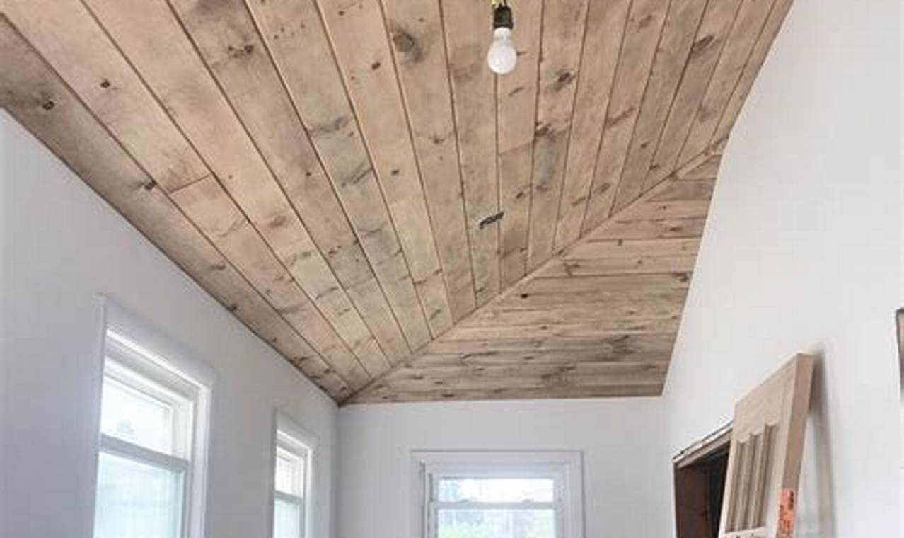 DIY Wood Plank Ceiling Ideas: A Complete Guide | The DIY Hub: Creative Crafts, Repairs & Life Hacks