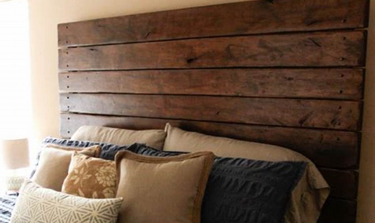 Build a Dream: DIY Headboard Wood Projects & Ideas | The DIY Hub: Creative Crafts, Repairs & Life Hacks