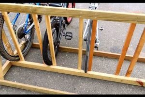 Build Your Own: Bike Rack DIY Wood Plans & Ideas | The DIY Hub: Creative Crafts, Repairs & Life Hacks