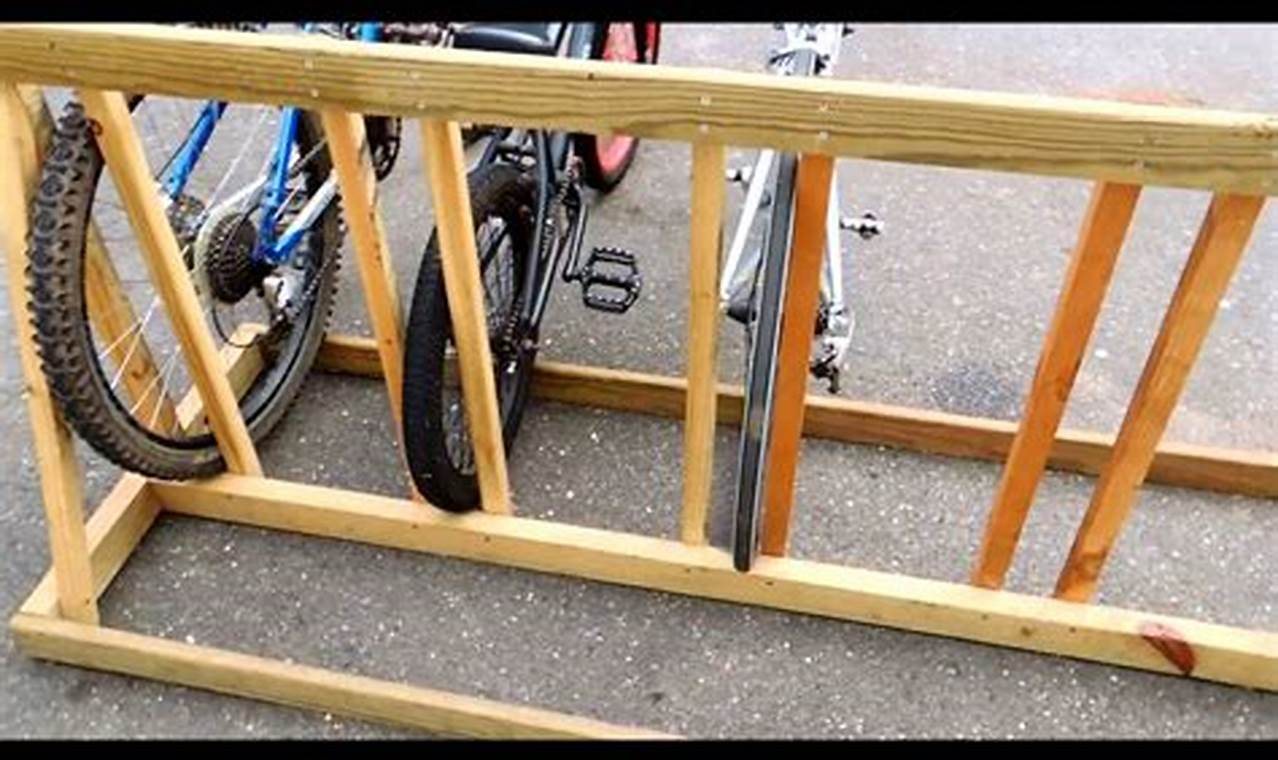 Build Your Own: Bike Rack DIY Wood Plans & Ideas | The DIY Hub: Creative Crafts, Repairs & Life Hacks