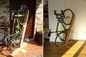 Woodworking DIY Wooden Bike Rack: Build Yours Today! | The DIY Hub: Creative Crafts, Repairs & Life Hacks