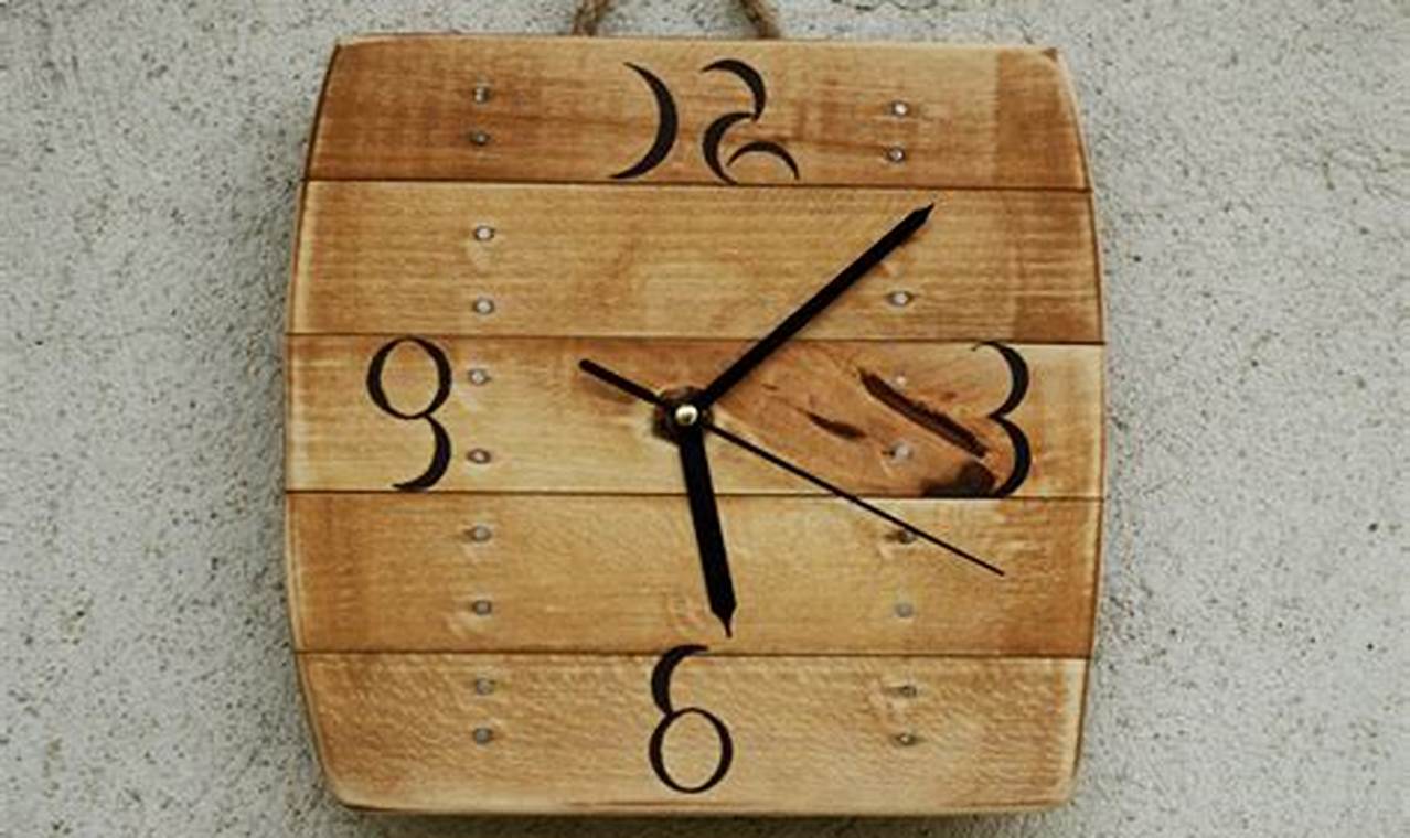 Build Your Own: DIY Wood Clock Projects & More! | The DIY Hub: Creative Crafts, Repairs & Life Hacks