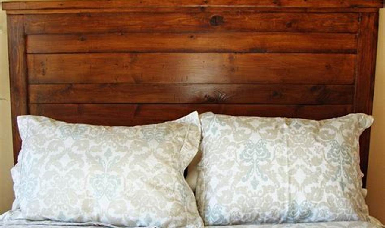 Build It! DIY Wood Headboard Ideas + Designs | The DIY Hub: Creative Crafts, Repairs & Life Hacks