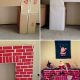 Easy DIY Cardboard Fireplace for Christmas Decor Ideas | The DIY Hub: Creative Crafts, Repairs & Life Hacks