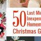 Easy Last Minute DIY Christmas Gifts Ideas for Christmas! | The DIY Hub: Creative Crafts, Repairs & Life Hacks
