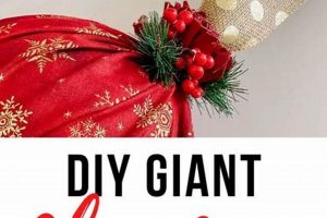 Easy DIY Giant Christmas Balls: Festive Fun! | The DIY Hub: Creative Crafts, Repairs & Life Hacks