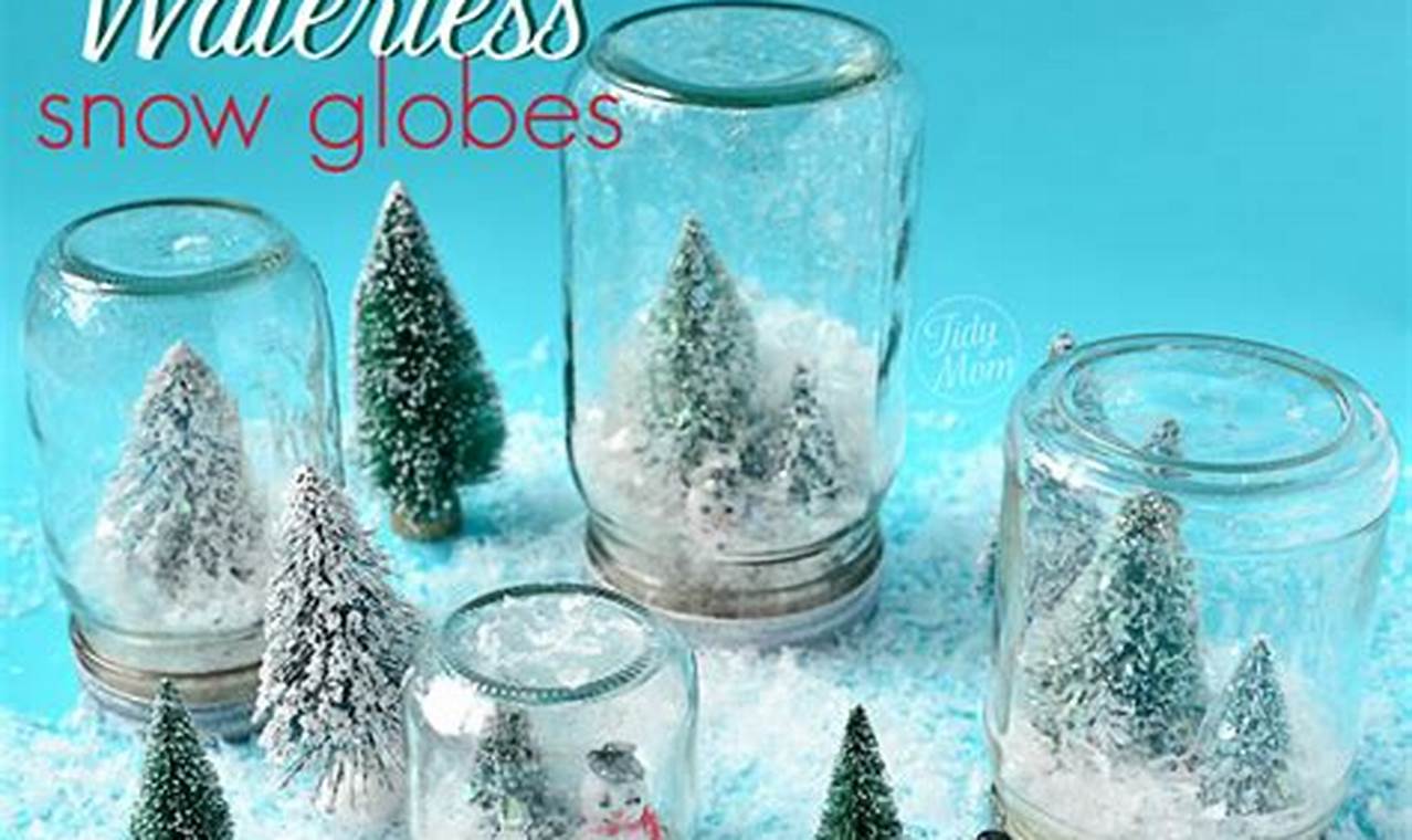 Easy Christmas DIY Snow Globes: Holiday Magic!