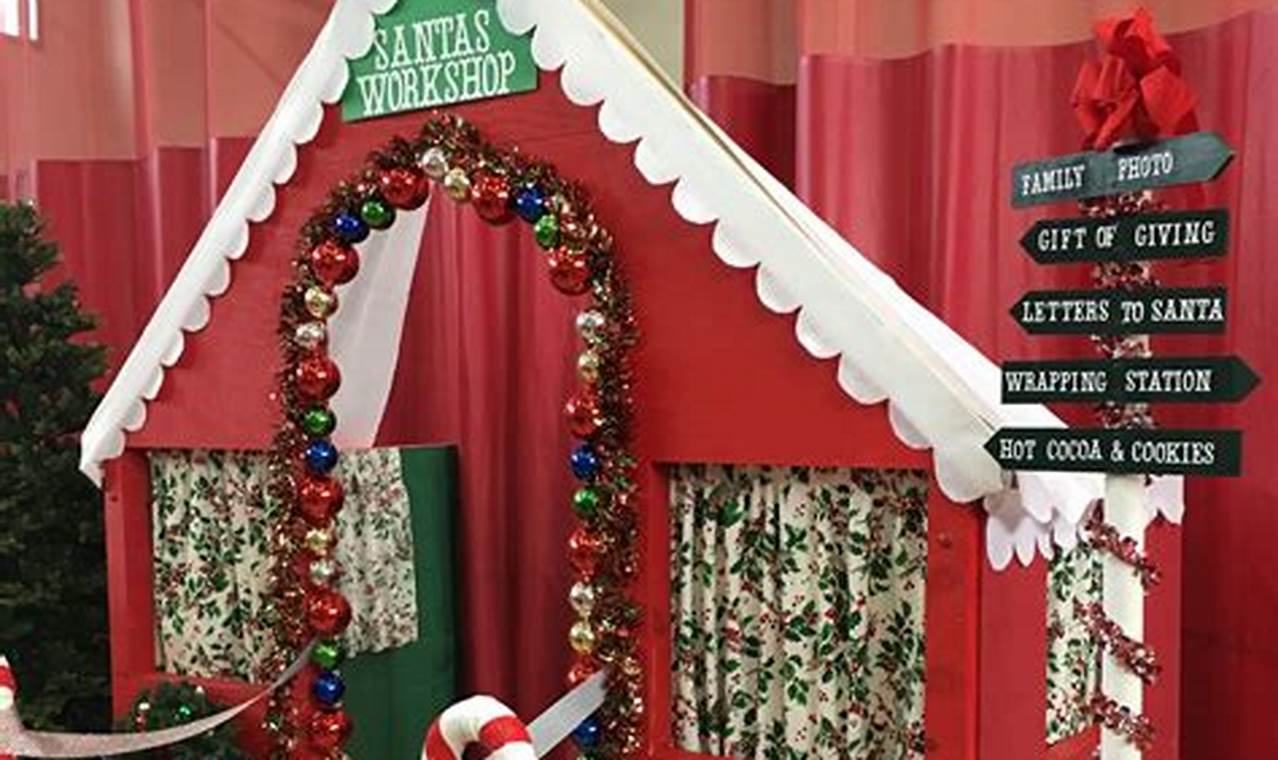 Easy DIY Santa's Workshop Decorations + Ideas!