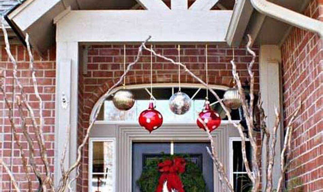 Easy DIY Christmas Porch Decorations: Festive Decor