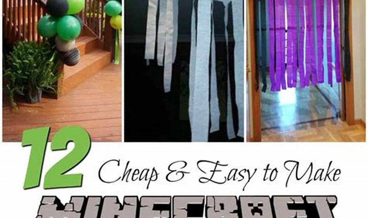 Easy DIY Minecraft Decorations: Decor Hacks! The DIY Hub: Creative Crafts, Repairs & Life Hacks Easy DIY Minecraft Decorations: Decor Hacks! | The DIY Hub: Creative Crafts, Repairs & Life Hacks