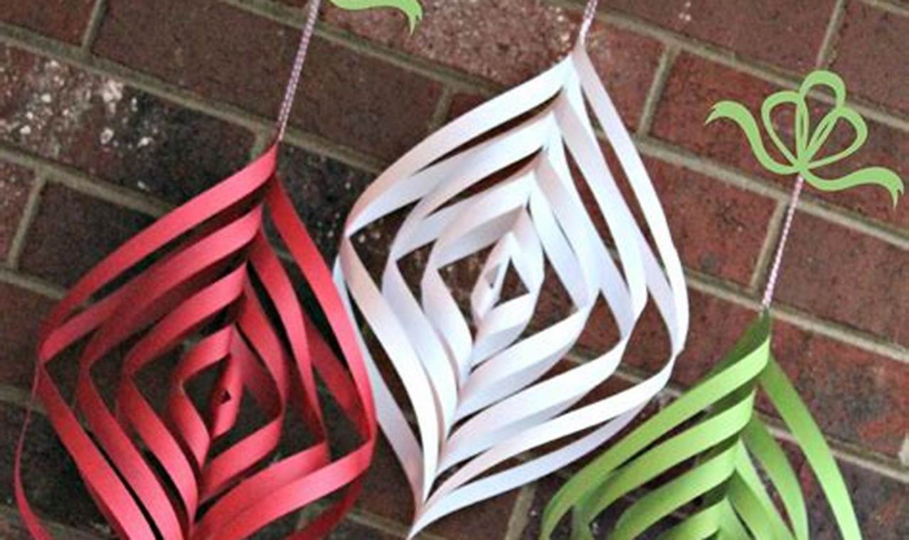 Easy DIY Paper Christmas Decorations + Ideas