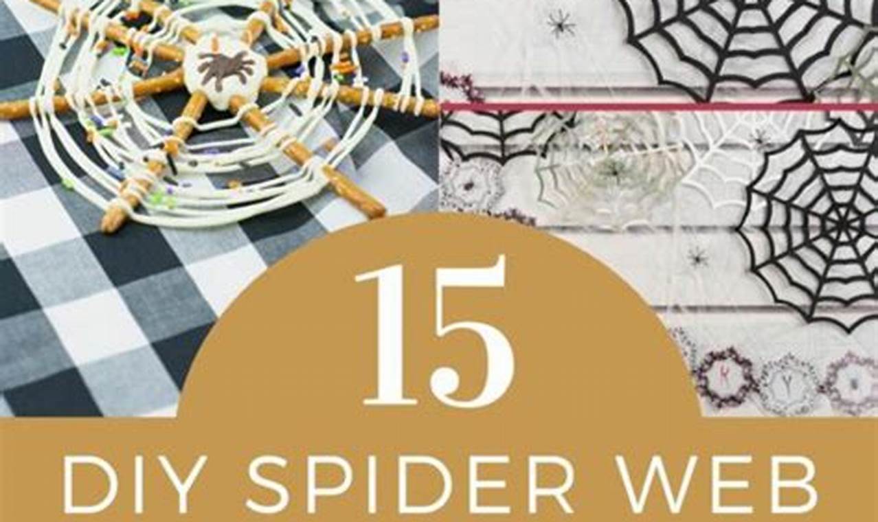 Easy DIY Spider Web Decoration Ideas: Spooky Decor The DIY Hub: Creative Crafts, Repairs & Life Hacks Easy DIY Spider Web Decoration Ideas: Spooky Decor | The DIY Hub: Creative Crafts, Repairs & Life Hacks