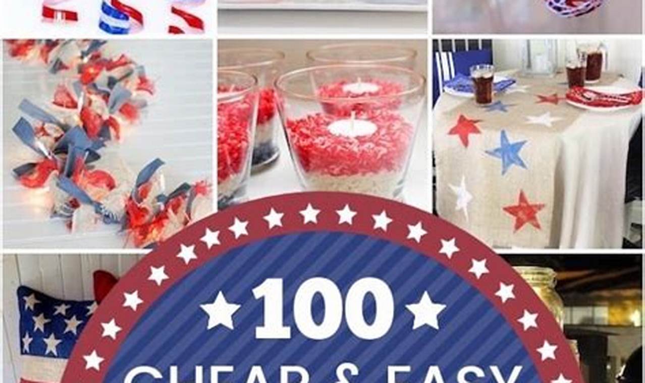 Easy July 4th DIY Decorations: Patriotic Decor Fun! | The DIY Hub: Creative Crafts, Repairs & Life Hacks