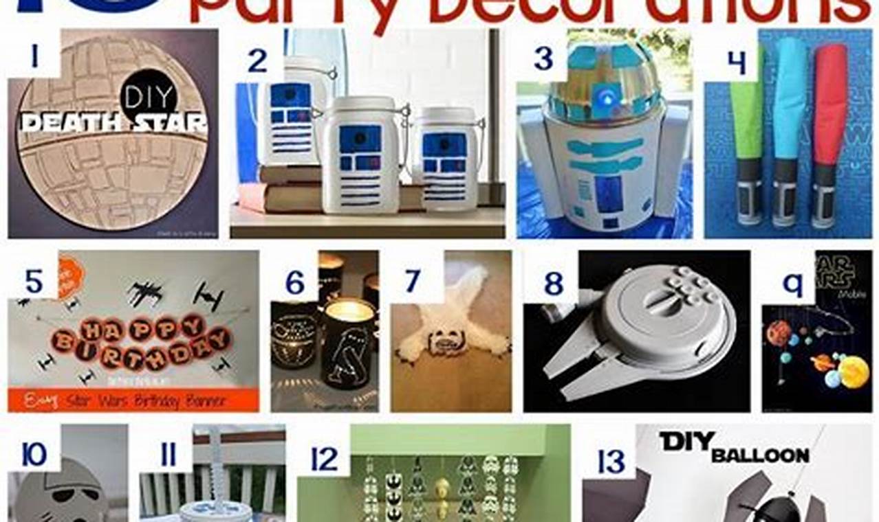 DIY Star Wars Decorations: Craft Your Galaxy! The DIY Hub: Creative Crafts, Repairs & Life Hacks DIY Star Wars Decorations: Craft Your Galaxy! | The DIY Hub: Creative Crafts, Repairs & Life Hacks