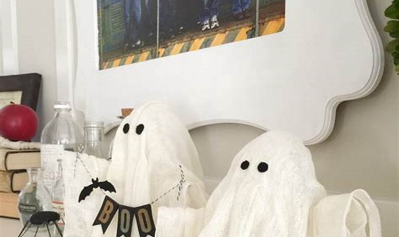 Easy DIY Ghost Decorations: Spooky Decor Fun | The DIY Hub: Creative Crafts, Repairs & Life Hacks