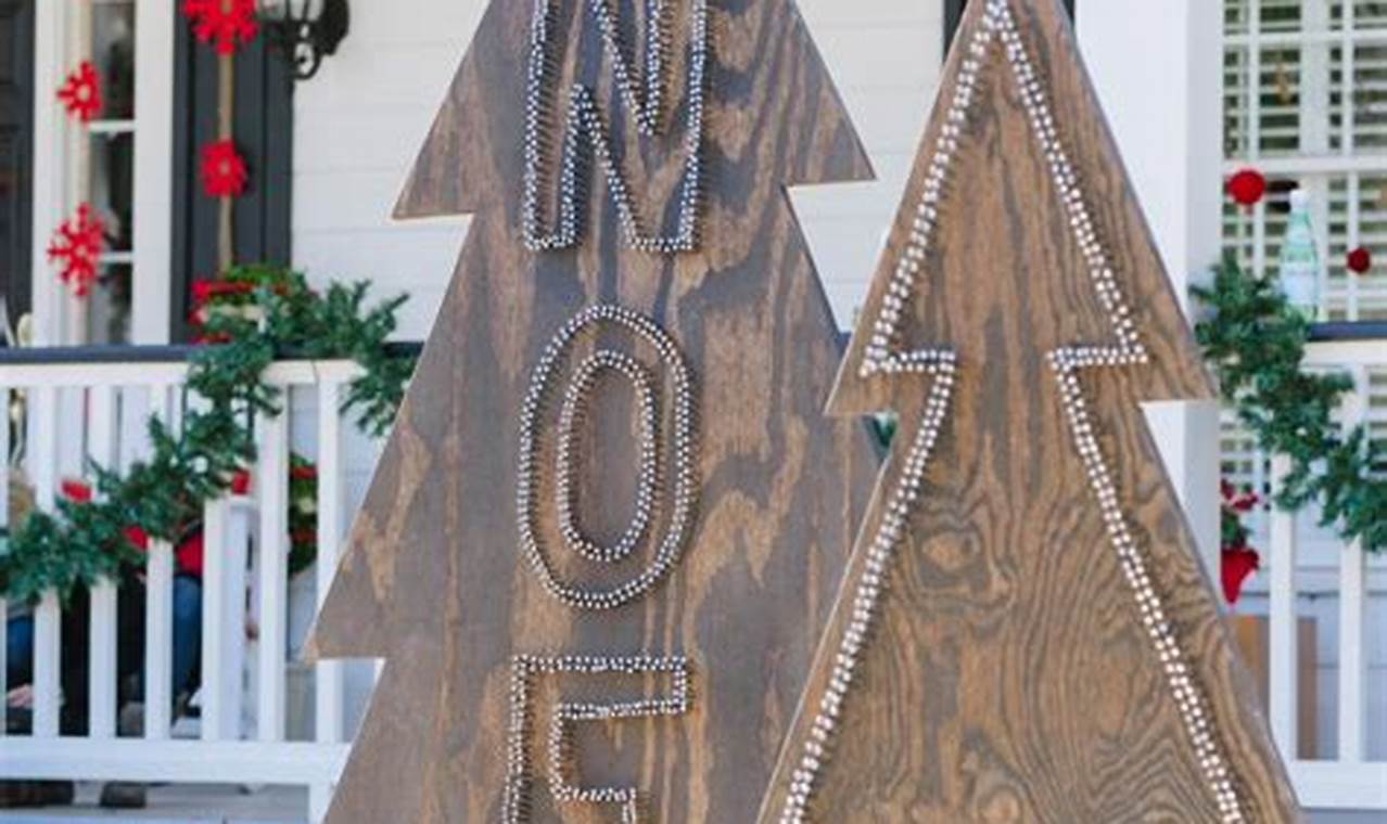 Easy DIY Christmas Wooden Decorations: Festive Fun! | The DIY Hub: Creative Crafts, Repairs & Life Hacks