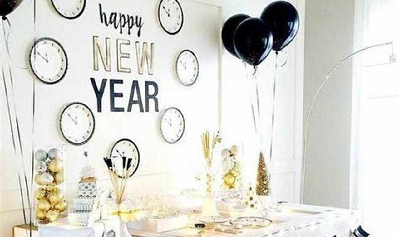 DIY NYE Decor: Easy New Year's Decorations & Ideas | The DIY Hub: Creative Crafts, Repairs & Life Hacks