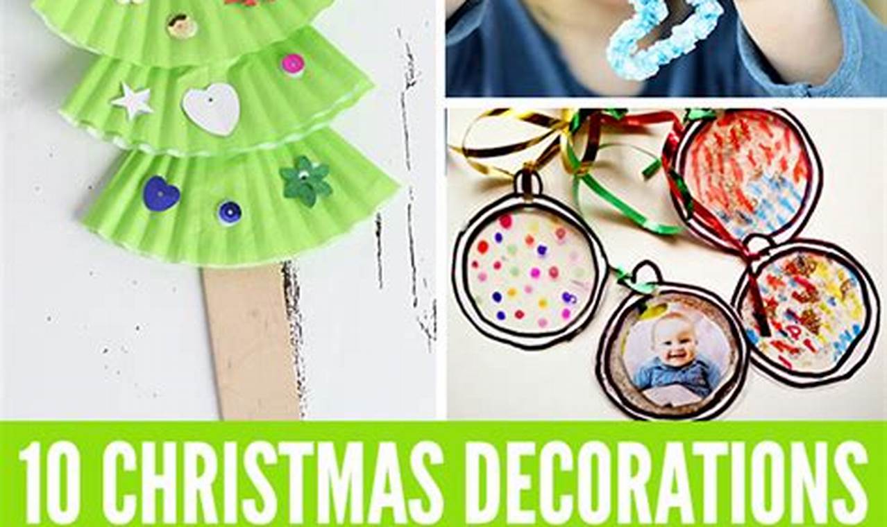 Easy DIY Childrens Christmas Decorations Crafts to Cherish | The DIY Hub: Creative Crafts, Repairs & Life Hacks