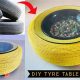DIY Tire Table Ideas: Upcycled Furniture Project | The DIY Hub: Creative Crafts, Repairs & Life Hacks