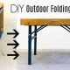 Easy Collapsible Table DIY Plans: Build Yours Now! | The DIY Hub: Creative Crafts, Repairs & Life Hacks