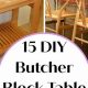 DIY: Build a Butcher Block Table Like a Pro! | The DIY Hub: Creative Crafts, Repairs & Life Hacks