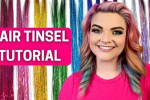 Sparkling Hair: Hair Tinsel DIY Styles & Tips! The DIY Hub: Creative Crafts, Repairs & Life Hacks Sparkling Hair: Hair Tinsel DIY Styles & Tips! | The DIY Hub: Creative Crafts, Repairs & Life Hacks