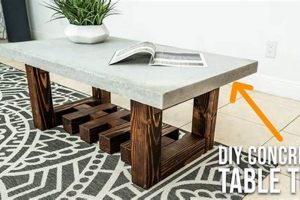 Build a Stunning DIY Concrete Top Table! The DIY Hub: Creative Crafts, Repairs & Life Hacks Build a Stunning DIY Concrete Top Table! | The DIY Hub: Creative Crafts, Repairs & Life Hacks