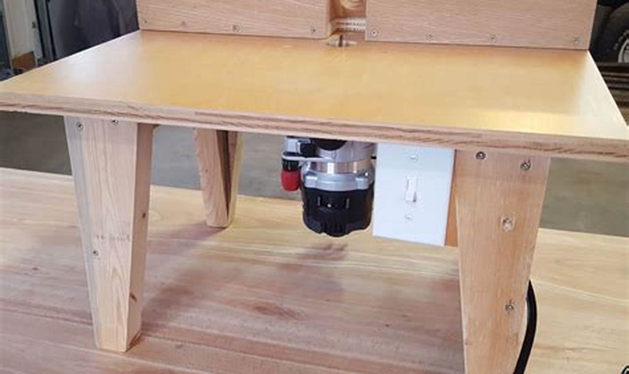 Build Your Best DIY Router Table: Plans & Tips