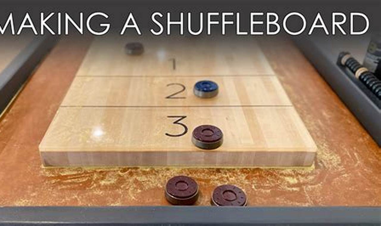 Duffleboard Build a Stunning DIY Shuffleboard Table Top Today!
