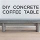 Easy DIY Concrete Coffee Table Plans: Build Your Own! | The DIY Hub: Creative Crafts, Repairs & Life Hacks