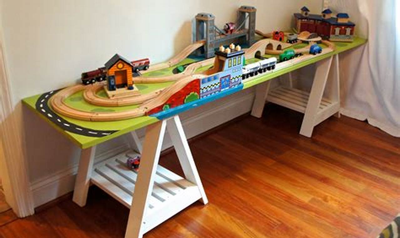 Diy Train Rideable Build Your DIY Train Table: Plans & Ideas