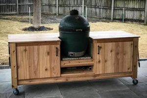 Build a DIY Big Green Egg Table: Plans &amp; Ideas | The DIY Hub: Creative Crafts, Repairs & Life Hacks