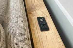 DIY Behind Couch Table With Outlet: Build Your Own! (Easy) | The DIY Hub: Creative Crafts, Repairs & Life Hacks