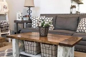 Easy DIY Coffee Table Farmhouse Plans & Ideas | The DIY Hub: Creative Crafts, Repairs & Life Hacks