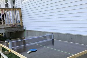 Build Your Own DIY Tennis Table: Plans & Guide | The DIY Hub: Creative Crafts, Repairs & Life Hacks