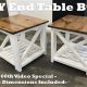 Easy DIY Farmhouse End Table: Build Your Own Today! | The DIY Hub: Creative Crafts, Repairs & Life Hacks