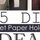Easy Toilet Paper Holder DIY Ideas: Decorate Your Holder Niche | The DIY Hub: Creative Crafts, Repairs & Life Hacks