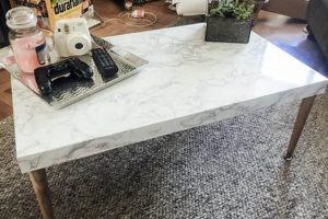 Easy DIY Marble Coffee Table Project: Style Your Home! | The DIY Hub: Creative Crafts, Repairs & Life Hacks
