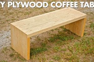 Build a Stylish DIY Plywood Table: Plans & Ideas | The DIY Hub: Creative Crafts, Repairs & Life Hacks