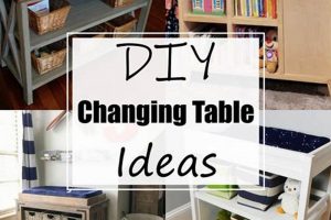 Build Your DIY Changing Table Today: Plans & Ideas | The DIY Hub: Creative Crafts, Repairs & Life Hacks