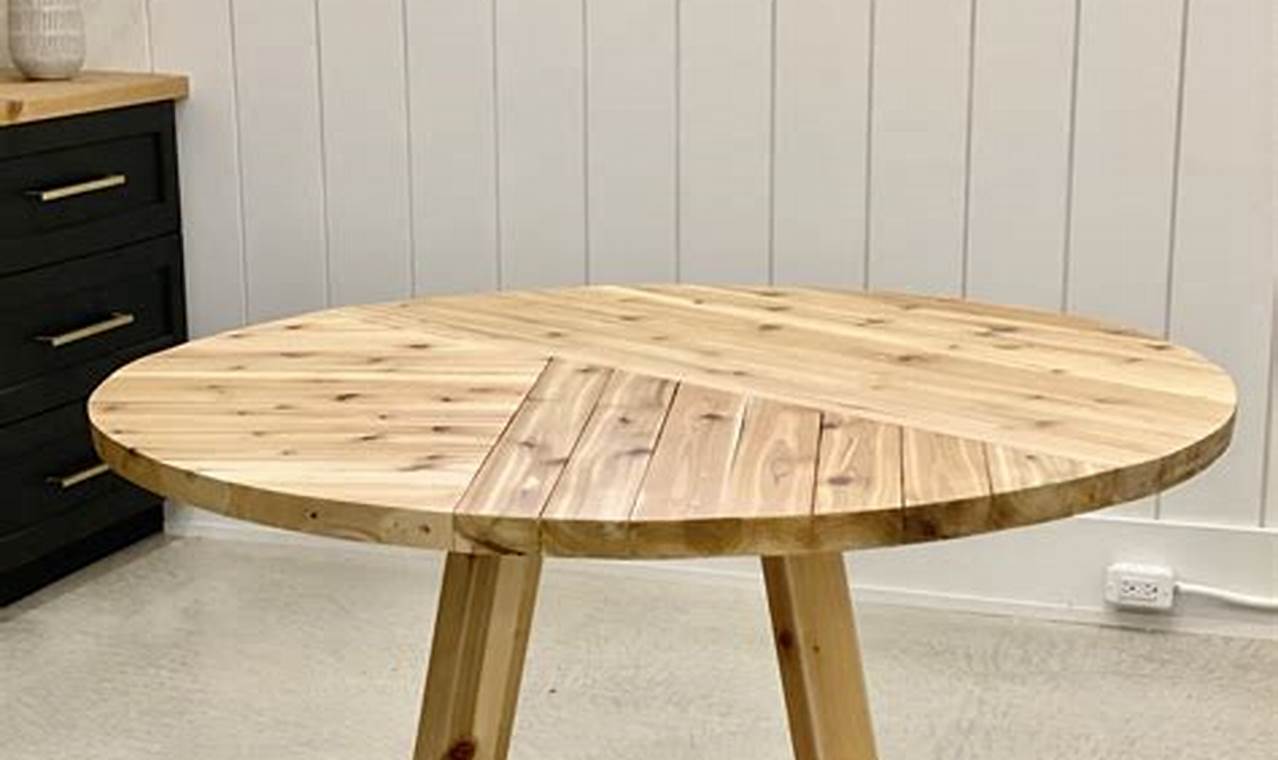 Easy DIY Round Table Ideas: Build Your Own!