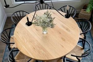 Easy DIY Dining Table Round Ideas + Projects! | The DIY Hub: Creative Crafts, Repairs & Life Hacks