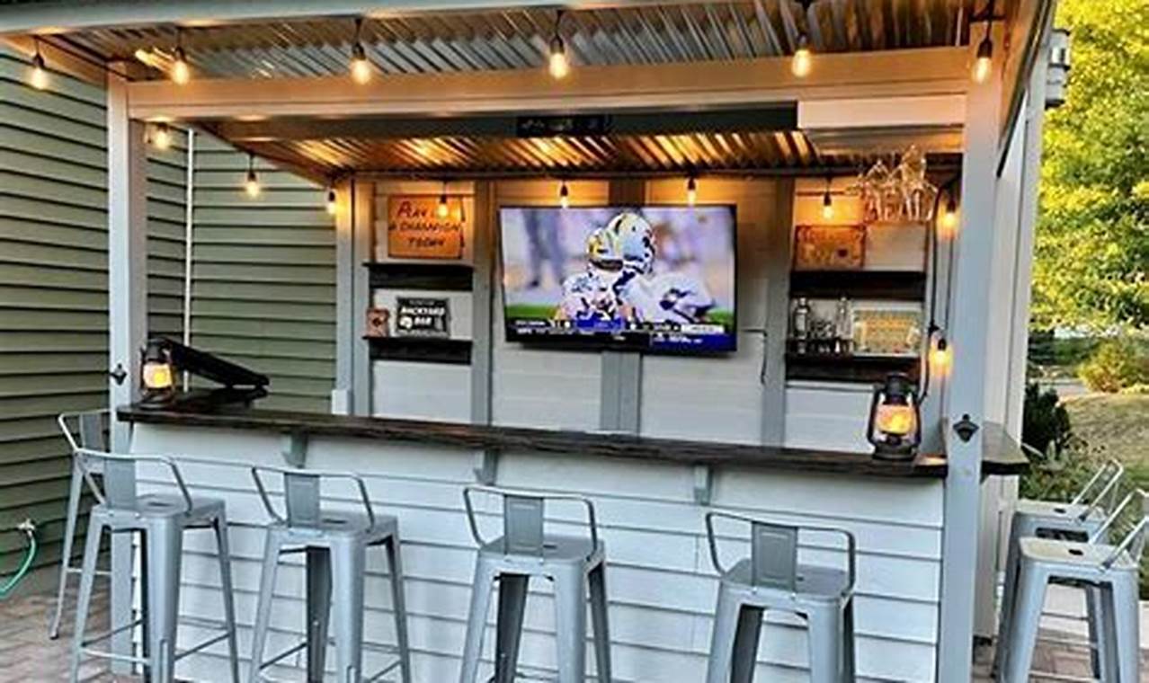 Cool DIY Patio Bar Ideas & Designs: Your Guide
