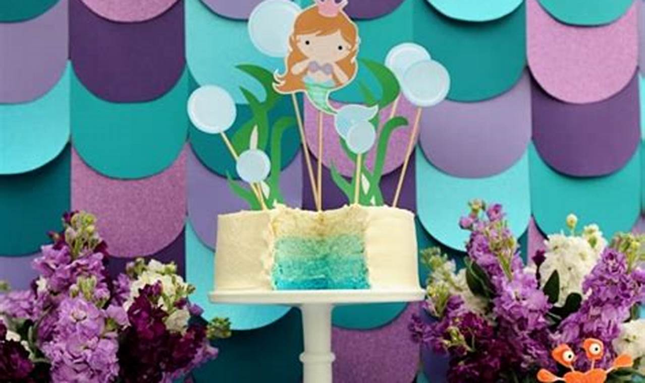 Easy DIY Mermaid Birthday Party Ideas on a Budget!