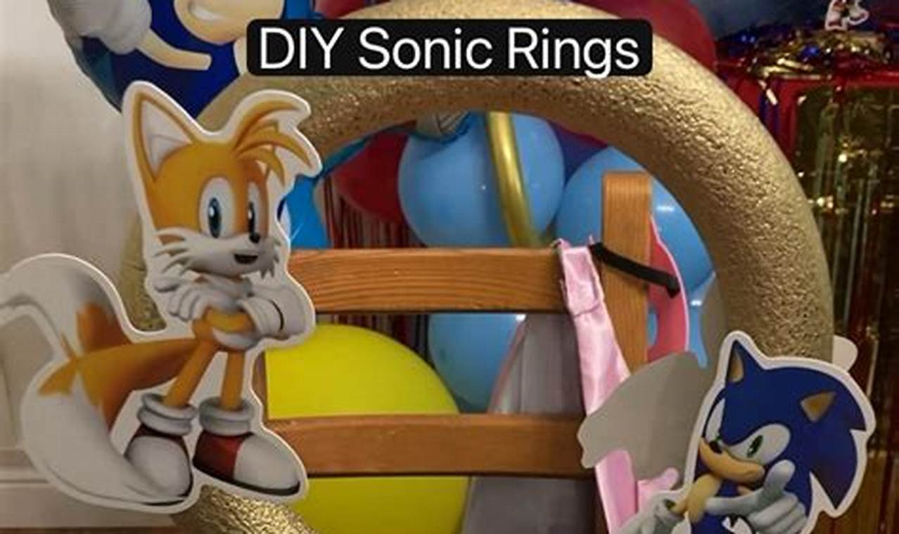 Fun DIY Sonic Birthday Party Ideas on a Budget! The DIY Hub: Creative Crafts, Repairs & Life Hacks Fun DIY Sonic Birthday Party Ideas on a Budget! | The DIY Hub: Creative Crafts, Repairs & Life Hacks