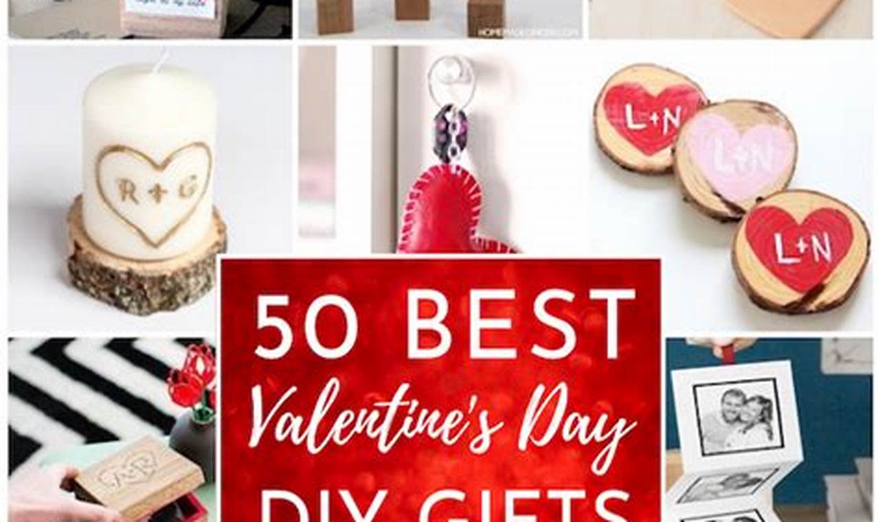 Unique DIY Valentines Ideas for Him - Gifts He'll Love! | The DIY Hub: Creative Crafts, Repairs & Life Hacks
