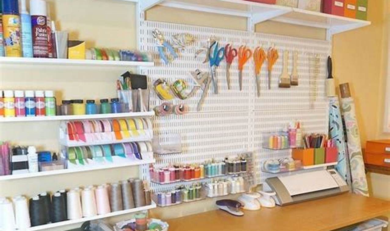 Clever DIY Small Craft Room Ideas: & [Solutions] | The DIY Hub: Creative Crafts, Repairs & Life Hacks